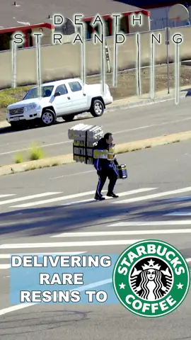 Death Stranding delivery to Starbucks! #videogames 