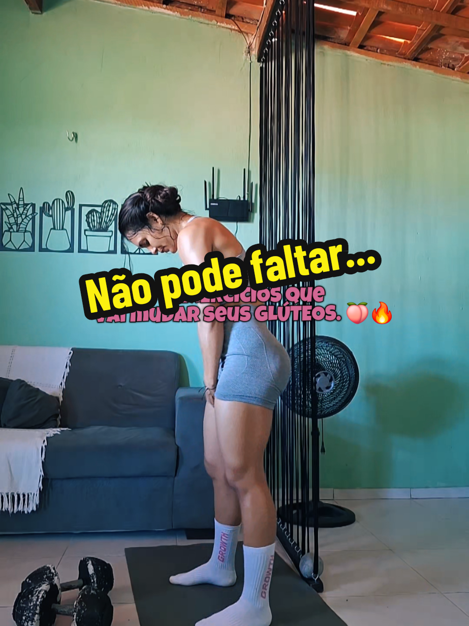 Esses exercícios são maravilhosas na construção de um um GLÚTEOS. 🍑 🏷Use o cupom: neninha  na GROWTH 🥰🙌 #treinoemcasa 