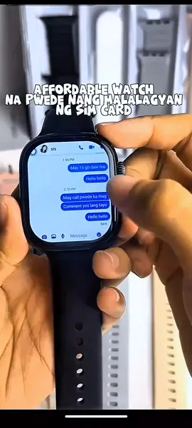 2025 HIGH QUALITY, UNISEX SMART WATCH, NA PWEDE NANG MALALAGYAN NG SIM CARD, AT TSAKA PWEDE KANANG MAG SOCIAL MEDIA, MAKATAWAG AT MAKA, KUNG ANONG MAGAGAWA NYU SA CELLPHONE, AY MAGAGAWA NYU NARIN DITO, WHAT YOU SEE IS THAT YOU GET! #legit #smartwatch #trendingsmartwatch #affordablewatch #watch #foryou #fy #fypppppppppppppppp #foryoupage #fyp 