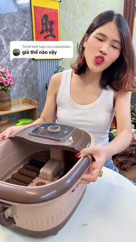 Trả lời @vudoanhvkv chậu ngâm chân tiện lợi #chaungamchan #chaungamchanmassage #kimthach #xuhuong 