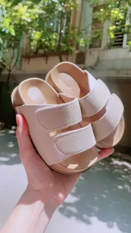 Dép lê da lộn quai dán cho bé trai bé gái  #deplechobe #depbetrai #depbegai 