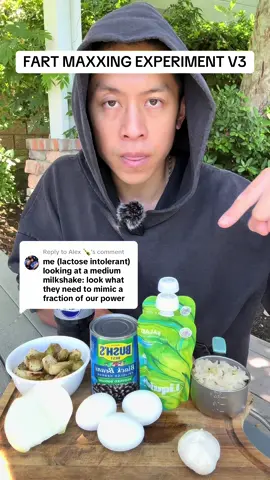 Replying to @Alex 🍾 further fart maxxing experiments to create the most vile fart. #fartmaxxing #scienceexperiments #fiber #liquidsalad #liquidplus 