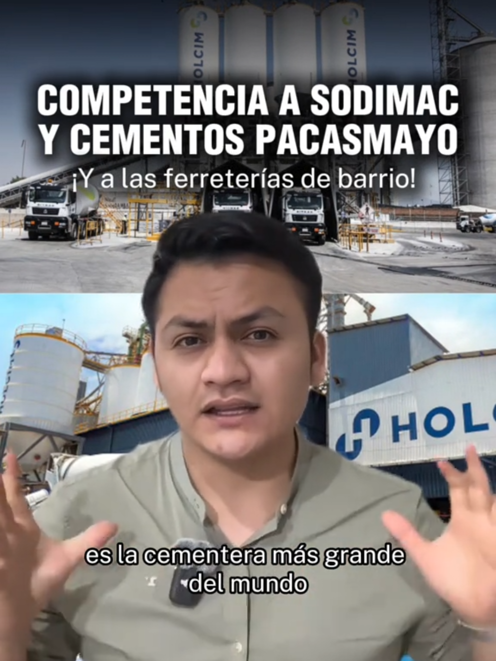 Holcim la cementera suiza que buscar competir en el mercado de construcción peruano. En solo 7 meses ha comprado tres empresas y apunta a traer su cadena de ferreterías Disensa. Además quiere convertir al Perú en un hub de cemento blanco para Latinoamérica. ¿Competencia para Cementos Pacasmayo, Yura, Promart y Sodimac?