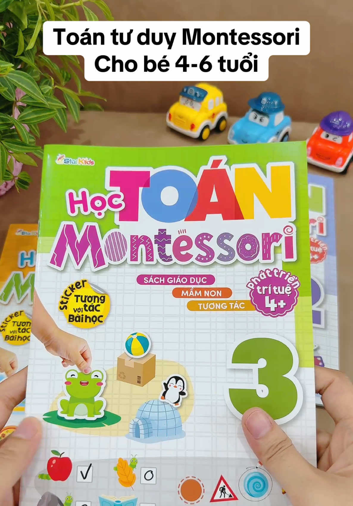 Toán tư duy thep pp Montessori cho bé 4+😍 #toantuduy #toanmontessori #sachtoanchobe #toanchobe #sachchobe4tuoi #reviewsachchobe 