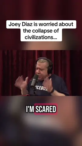 Joey Diaz is worried about the collapse of civilizations #joeydiaz #comedian #joerogan #podcast #clips 