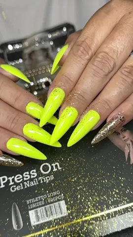 Nieves Press On Gel Nail Tip (Stiletto Long) 600pcs 12 sizes $25.00 Buy +6 get $2.00 off each (Nieves Press On)  #nieves #pressonnails #gel #nail #stiletto #long #nailart #summervibes #summertime #Summer  @Yulynails2022 
