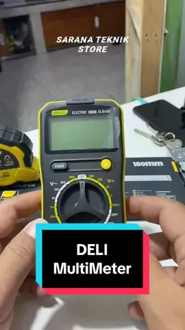Multimeter Deli 600V AC/DC #deli #multimeter #alatlistrik #alatbengkel @Deli Tools Indonesia 