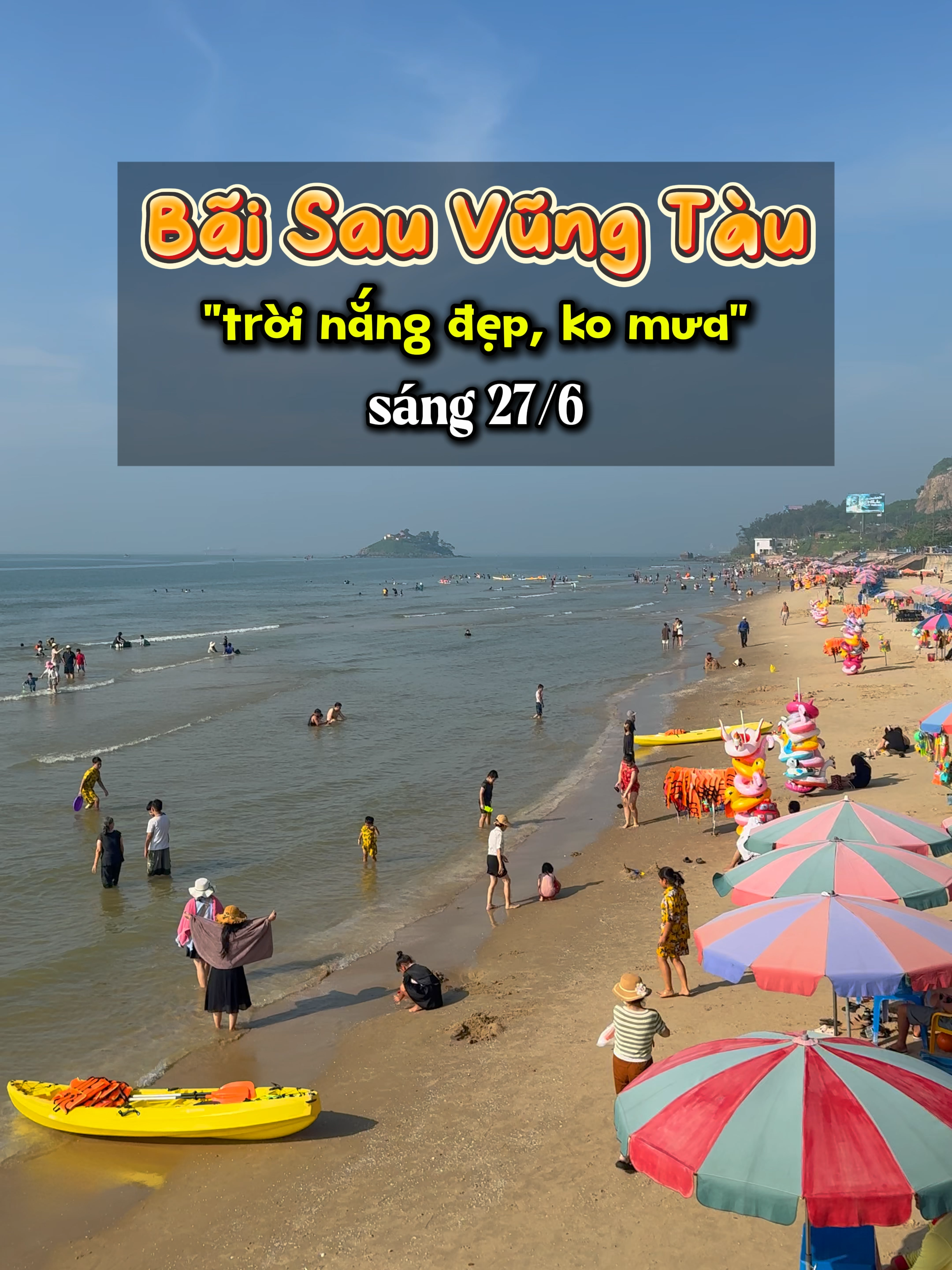 Thời tiết Vũng Tàu sáng 27/6#thoitiet #thoitiethomnay #thoitietvungtau #dulichvungtau #vungtau #vungtaubeach #vungtaureview72 #anchoivungtau72 #baisauvungtau🏖🏖🏖🌅🌅🌅