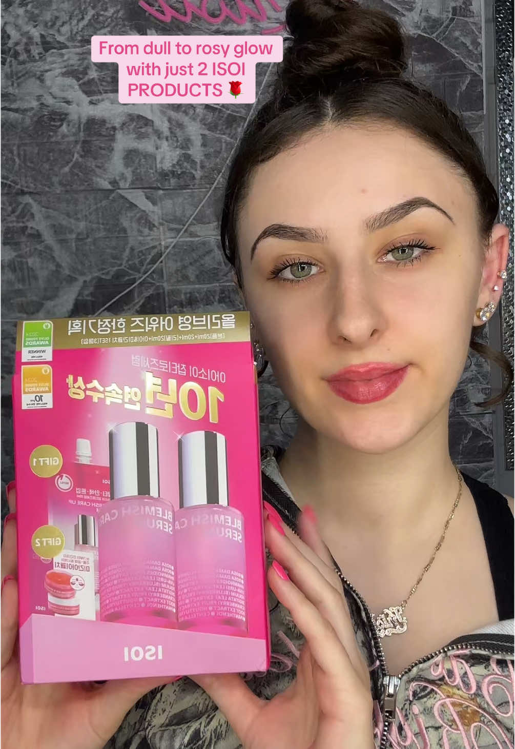 I love these 💖 You can now grab these ISOI goodies on their TikTok Shop #kbeauty #ISOI #ad #botanicalskincare #rosyglow #pinkaesthetic #skincare @ISOI 