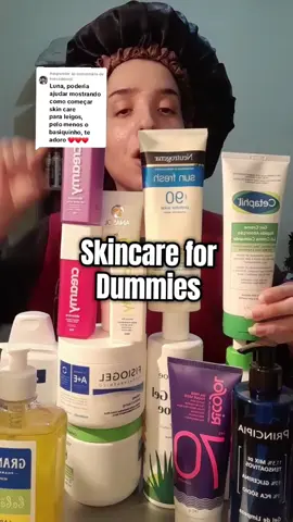 A responder a @kurozakineji Skincare bem basiquinha e em conta🎀