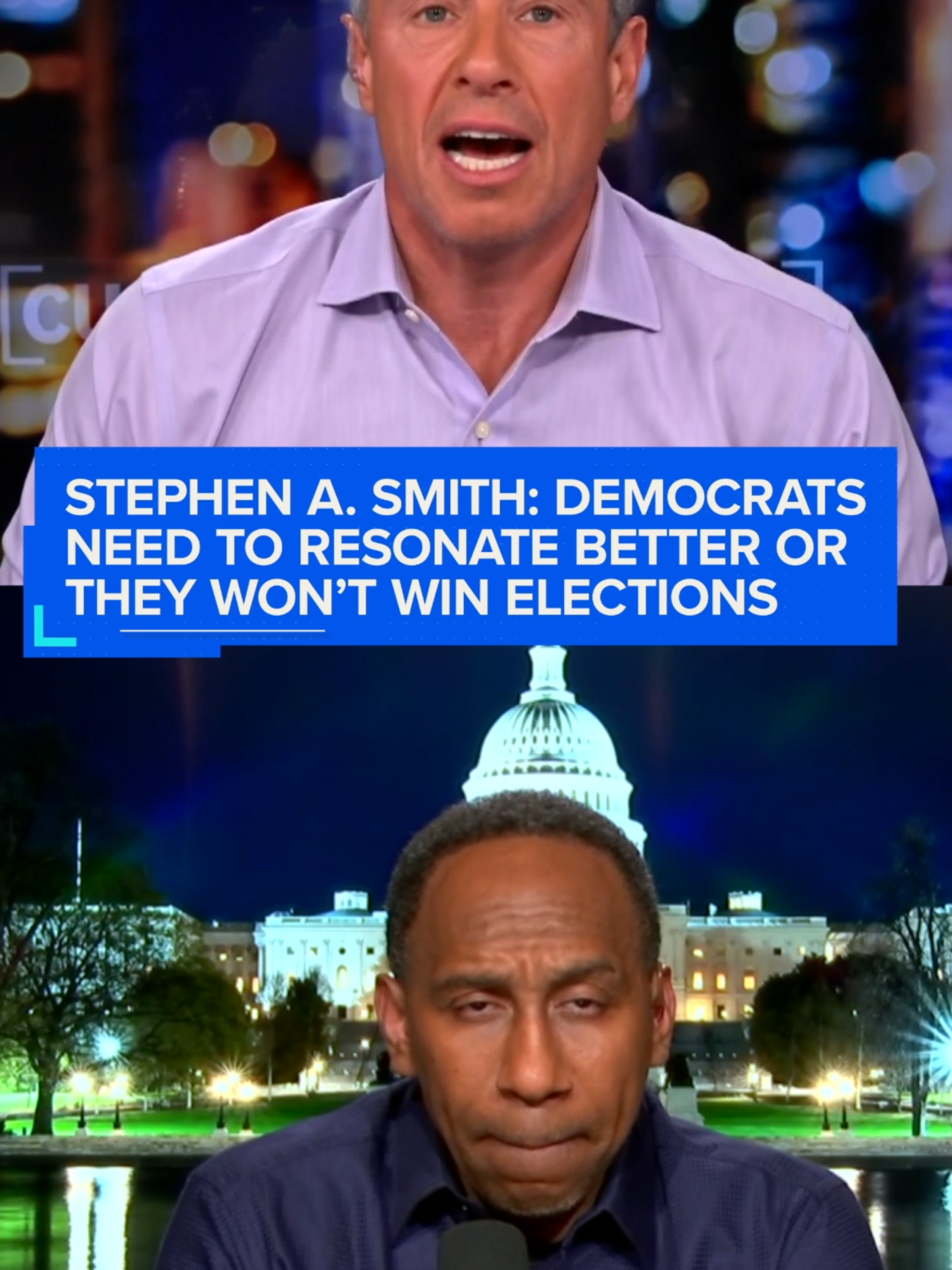 @stephenasmith joins #CUOMO to discuss @christophercuomo's theory that the Democratic Party is in 