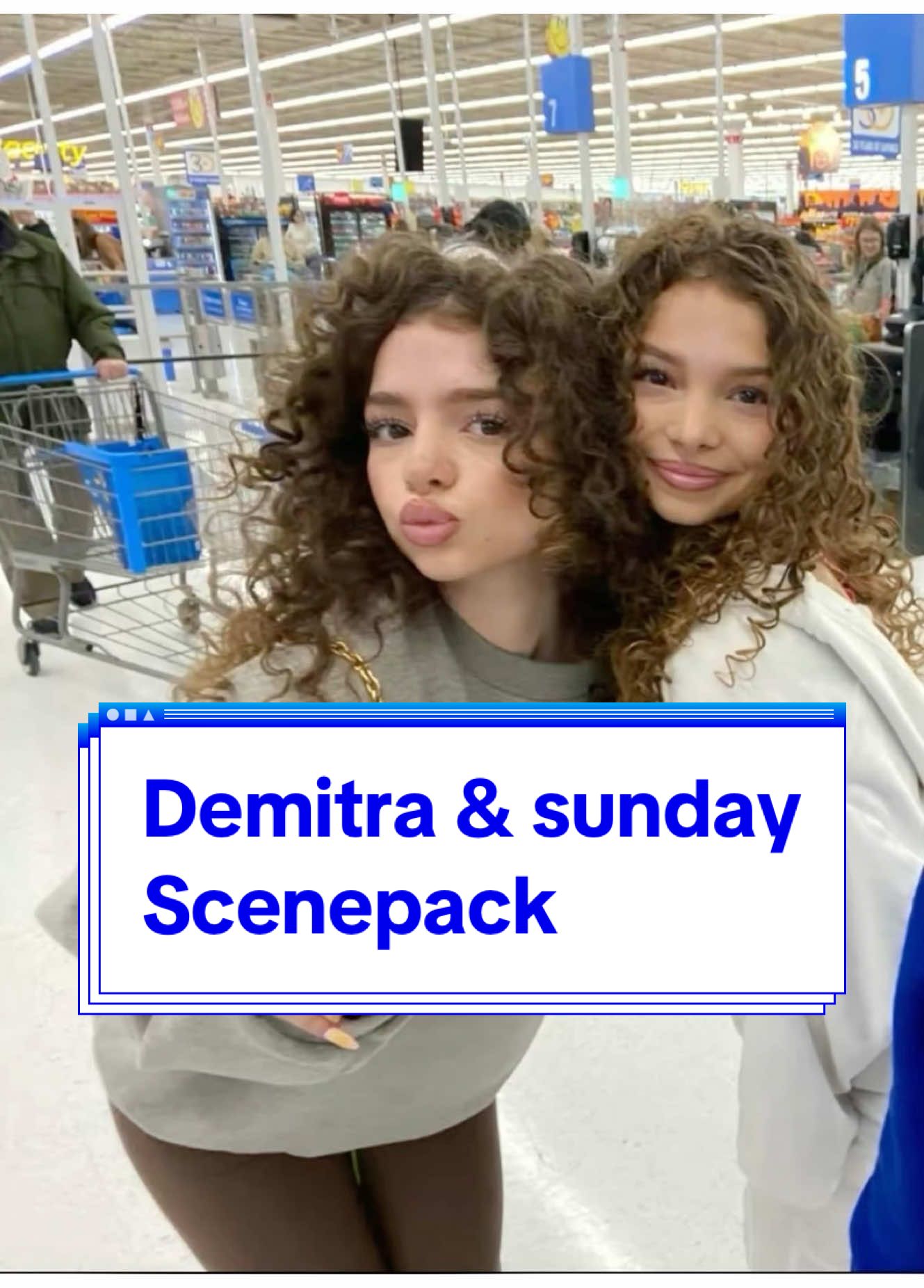 Sunday and Demitra scenepack save with snaptik #scenepack #kalograssisters #demitrakalogeras #sundaykalogeras #sundayanddemetria 