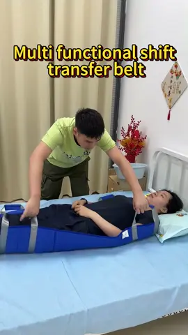 Multifunctional shifting belt, suitable for turning over, getting up, shifting, crossing the bed, lifting legs and nursing supplies. #medicalsupplycompany #patientcare #elderly #medicalmanufacturing #homecare #healthcare #patienttransport #nursing #patienttransferchair #disabled #wheelchair 
