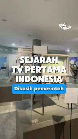 Sejarah TV pertama di Indonesia (psst gratis loh masuk museum ini) #museum #sejarah #tmii #liburan #jakarta 
