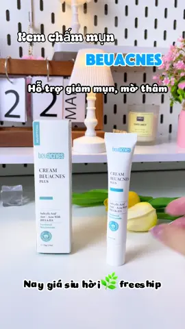 Kem chấm mụn chân ái cho mụn viêm mụn đầu trắng #kemchammun #beuacnes #mun 