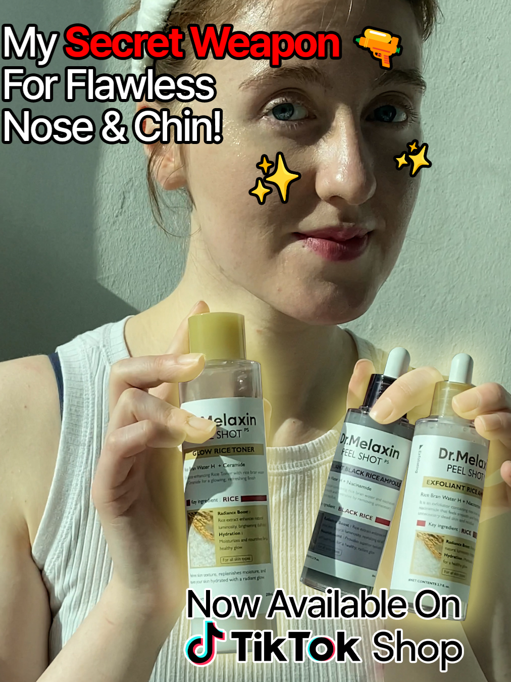 Let me introduce my SECRET WEAPON for flawless nose & chin! ✨Skin-friendly soft peeling Dr.Melaxin's PEEL SHOT LINE!✨