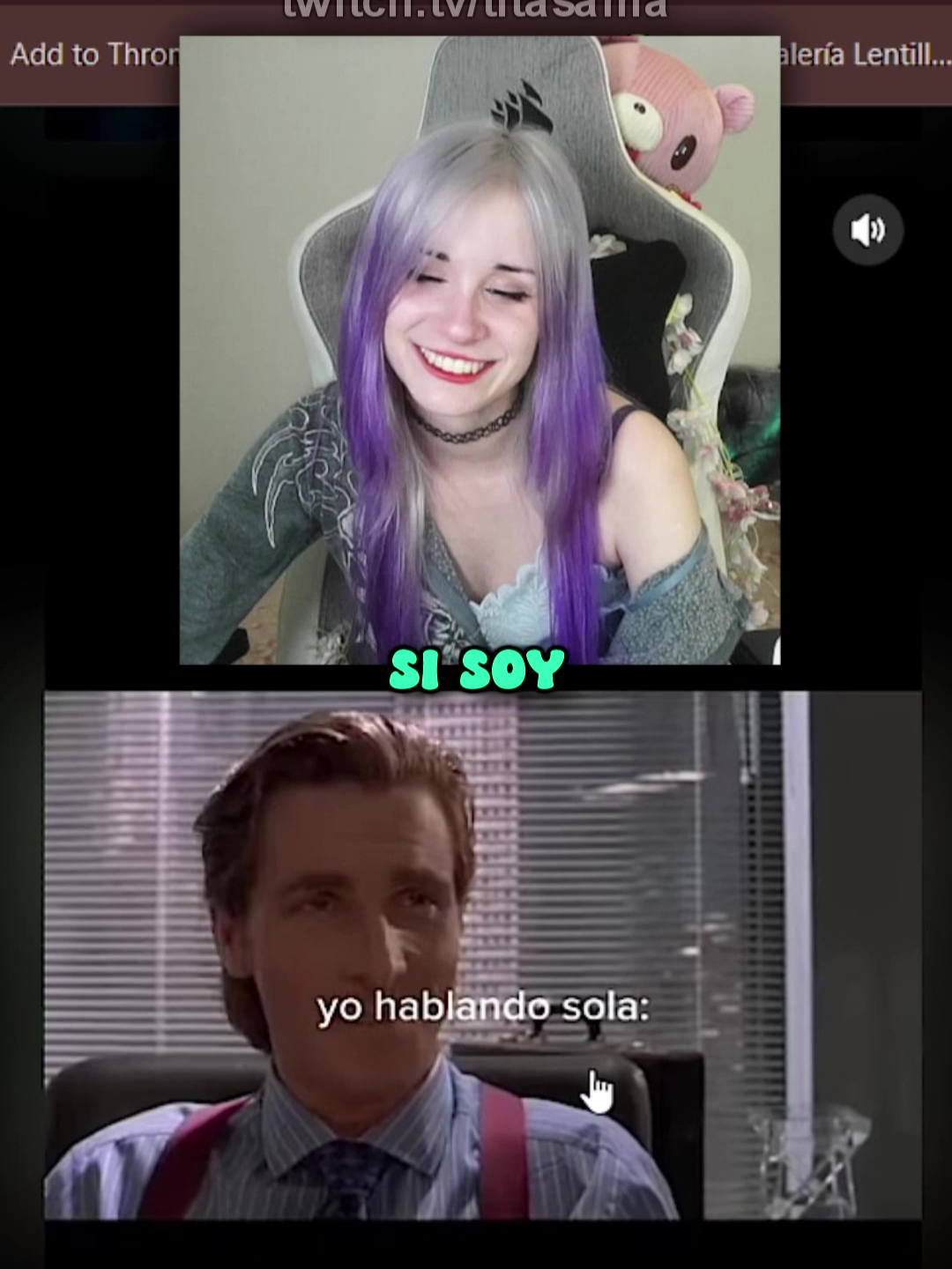 Es muy divertido hablar sola... • twitch.tv/titasama • #titasama #titabruh #twitch #humor #sylus #loveanddeepspace #lads #loveanddeepspacesylus #hablarsolo #pensamientos #tipico #reaccionando #memesdiscord #sisoy
