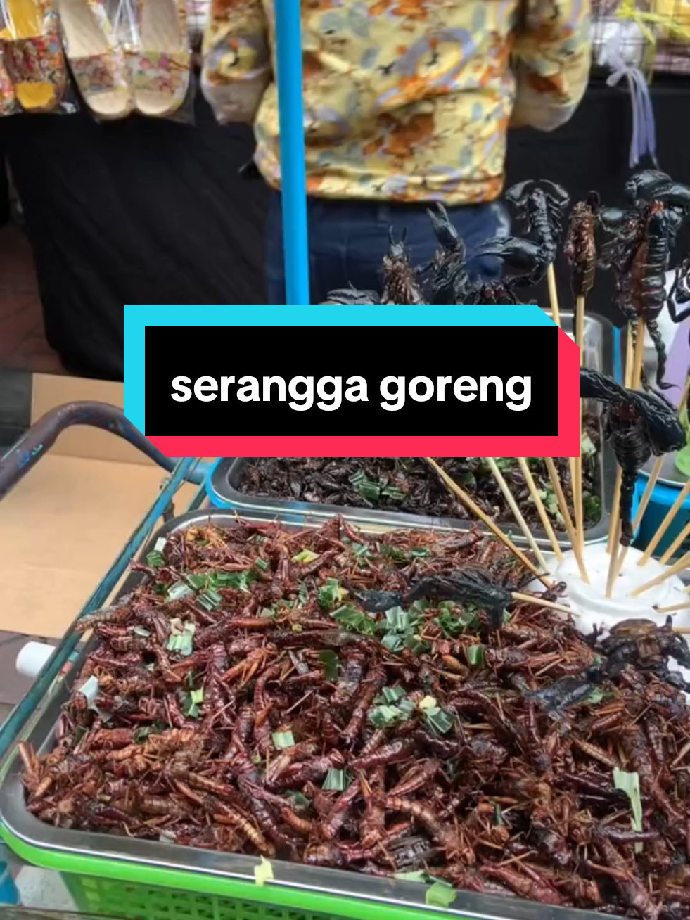 berani coba kalajengking goreng!? #shorts#food #trending #fyp #thailand 