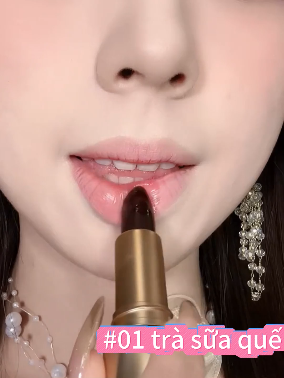 Son gì mà chứa cả nấm truffle đen với linh chi đen luôn!?#LuonaNoess #lipstick #freeshipping