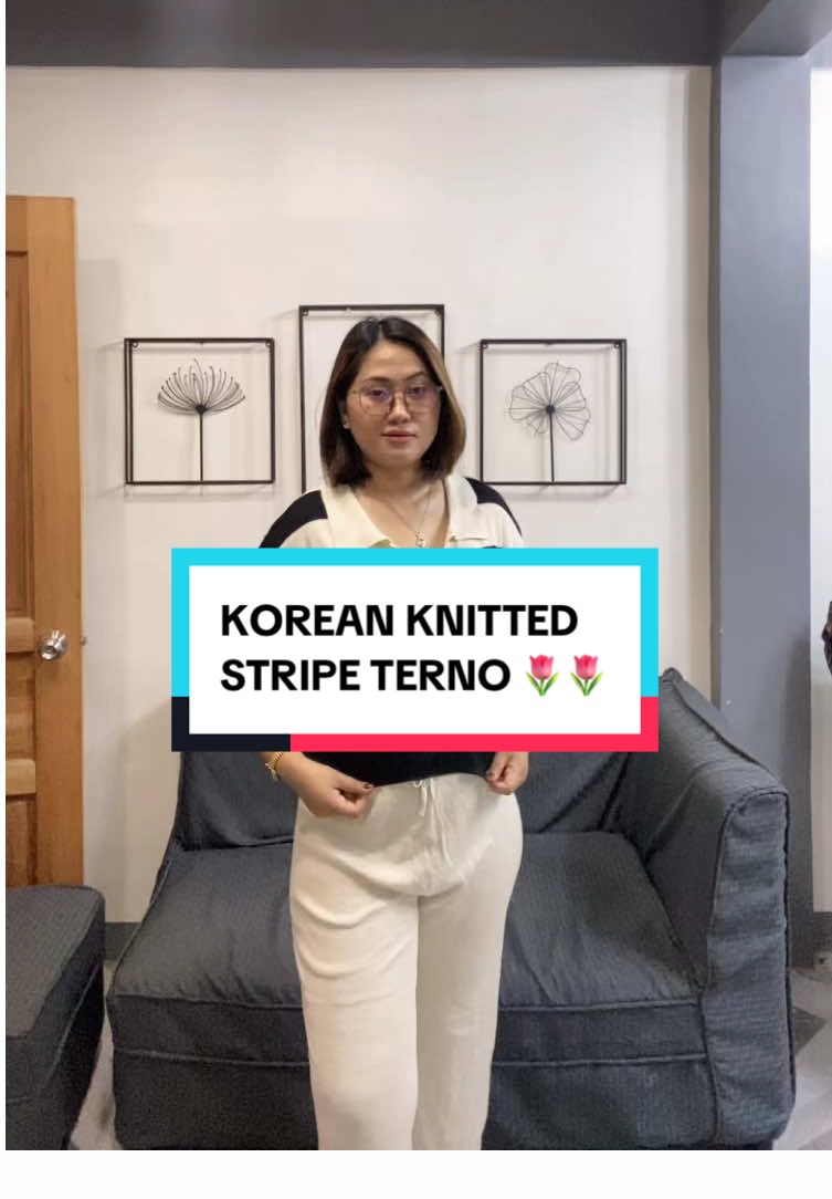 KOREAN KNITTED STRIPE TERO na lakas maka rich tita! 🫶 Korean Knitted Stripe Terno Korean Knitted Stripe Terno Top Pants Korean Knitted Stripe VNeck Korean Fashion Knited Stripe Terno #OOTD #knittedterno #outfitidea #outfitideaforgirls #ternooutfit #fashion #titafits 