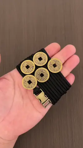 五帝钱手链完整版教学手工编织，快点一起学起来吧！#手工diy #万物皆可盘 #五帝钱 #五帝钱手链 #盘它就完了 