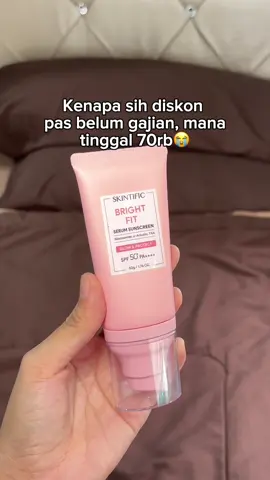 Diskon pas blm gajian 😭 #skintific #skintificsunscreen #skintificpromo 