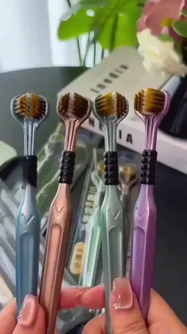 Buy2，Get2 Free Four-Sided Toothbrush.360-Degree CLeaning of Tooth Stains#toothbrush #toothbrushing #teeth #teethwhitening #teethcleaning #teethcare #dentalcare #3dtooth #toothbrushcleaning #ConSantanderConecto #fyp 