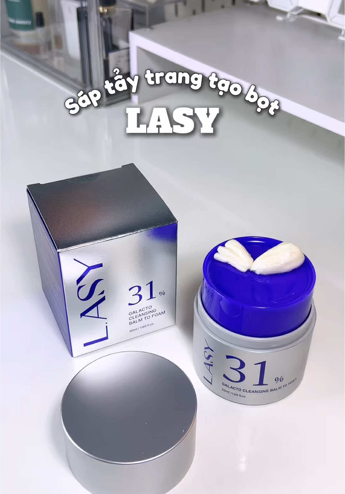 Sáp tẩy trang tạo bọt làm sạch LASY #unbox #review #chaniethichunboxne ##lasy #lasyvietnam #galactomyces #kbeauty #sap_tay_trang #cleansingbalm #myphamhanquoc 