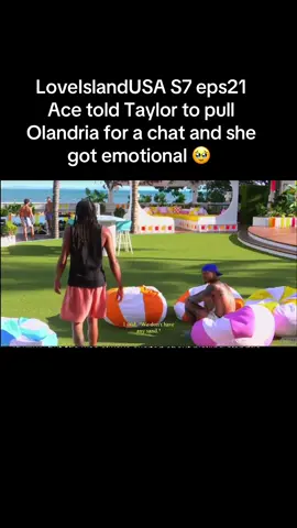 Ace and Nice told Taylor to pull Olandria for a chat. Taylor never liked Olandria to start with #loveislandusa #loveislandusaedits #loveislandusaclips #loveislandusas7eps21 #LoveIsland #Olandria #Nic #Ace #Taylor 