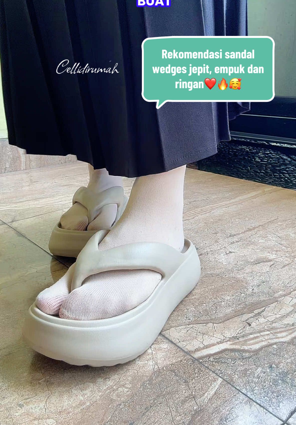 Ambil ya mumpung promo, Sandal jepit wedges tinggi 5cm cocok banget buat daily, banyak pilihan warna, dipakainya nyaman, empuk, ringan dan antislip, walaupun jepit tapi tetap elegan #sandaljepit #sandalwanita #sandaljepitwanitadewasa #sandaljepitwedgeswanita #sandalwedgesjepit #diskontiktokshop #gratis #gratisongkir #gratisan #beritatiktok #beritaviral #fyppppppppppppppppppppppp #fypdonggggggg #fypgakni #fyp #fypp #fypdong #fypp #tiktok #tiktokviral #tiktoknews #promo #barangunik #barang #abcxyz #abc #shop #shopping #murah #murahbanget #murahmeriah 