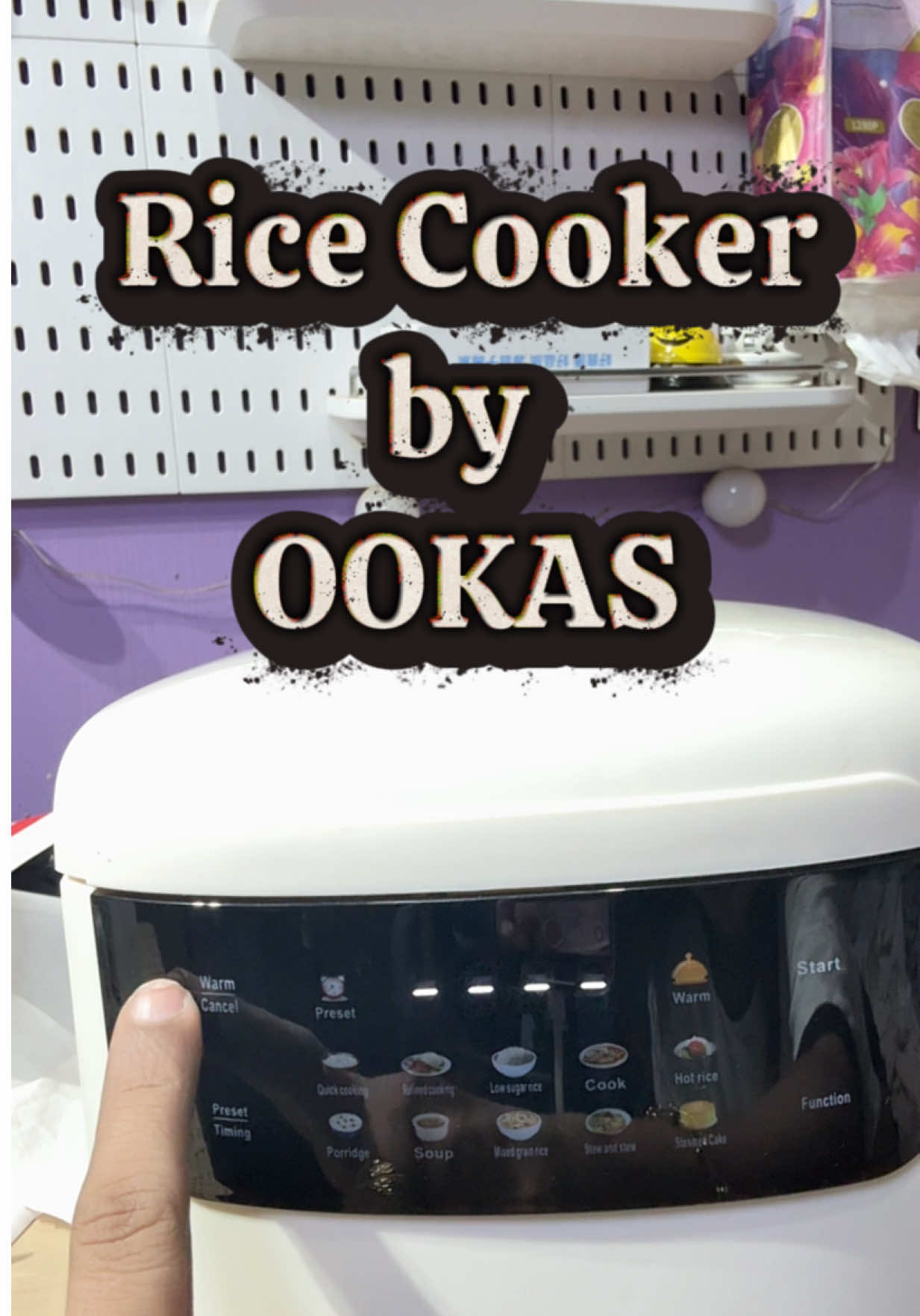 mas nakaka enjoy na mag saing dahil sa touchscreen rice cooker na to by @Ookas.ph #ricecooker #rice #toucscreenricecooker #ookas #highendappliances 