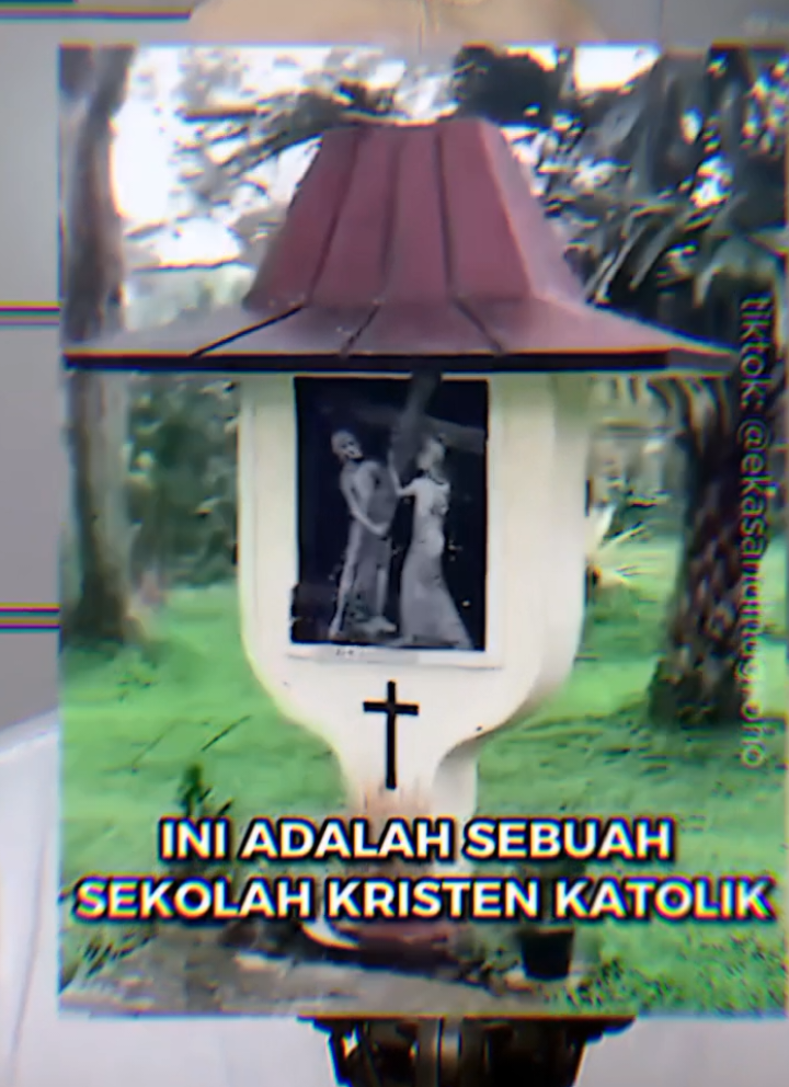 sekolah Kristen Katolik, mayoritas islam?? #sekolahkatolik #katolikkukeren #sekolahkristen #bundaallah #yesuskristus #sekolah #fyp #foryoupage #trending #foryou #viral #followme 