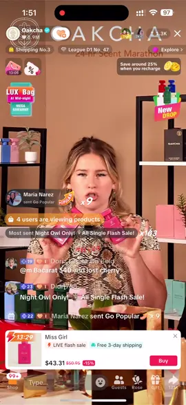 Very first 24 hour mega live on TikTok!!!!! @Oakcha join us now!!!