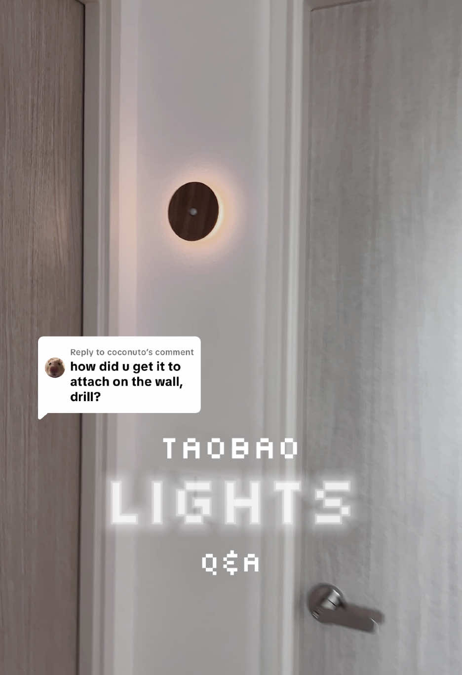 Replying to @coconuto here's how we attached the lights!  #homereno #Home #interiordesign #lights #taobao #taobaohaul #taobaosg 