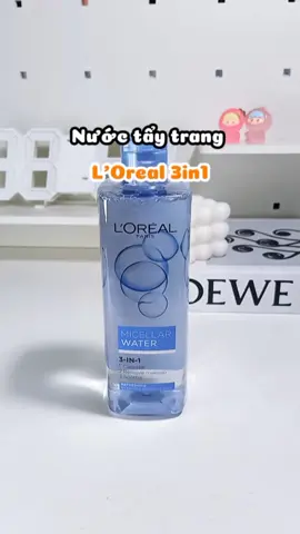 Một em nước tẩy trang ngon-bổ-rẻ, chai thứ 3 của tui rồi nè #taytrang #nuoctaytrang #loreal #lorealparisvn #skincare #skincarepartner #beauty #lamdep #xuhuong #viral #fyp #unboxing #review #hauriviu 