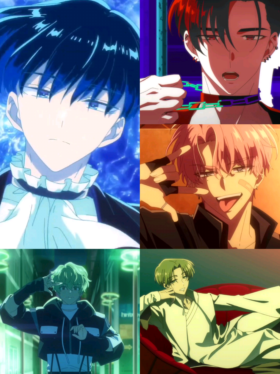THE VISUAL THOO GOODDDD🤟🏻😜 #tamonkunimadocchi #tamon #orisakaguchi #rintarokai #keito #natsuki #face #faceoff #anime #animeedit #fyp 