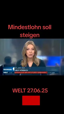 #lohn #mindestlohn #steigen #verdienst #arbeit #Nachrichten #news #WELT #fyp 