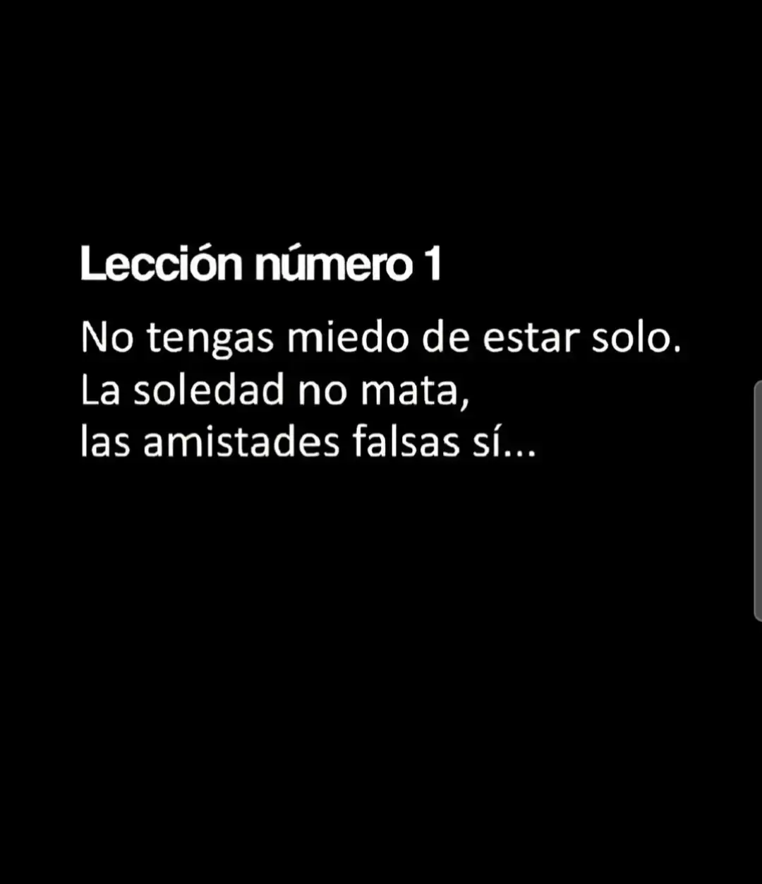 LECCIONES DE VIDA