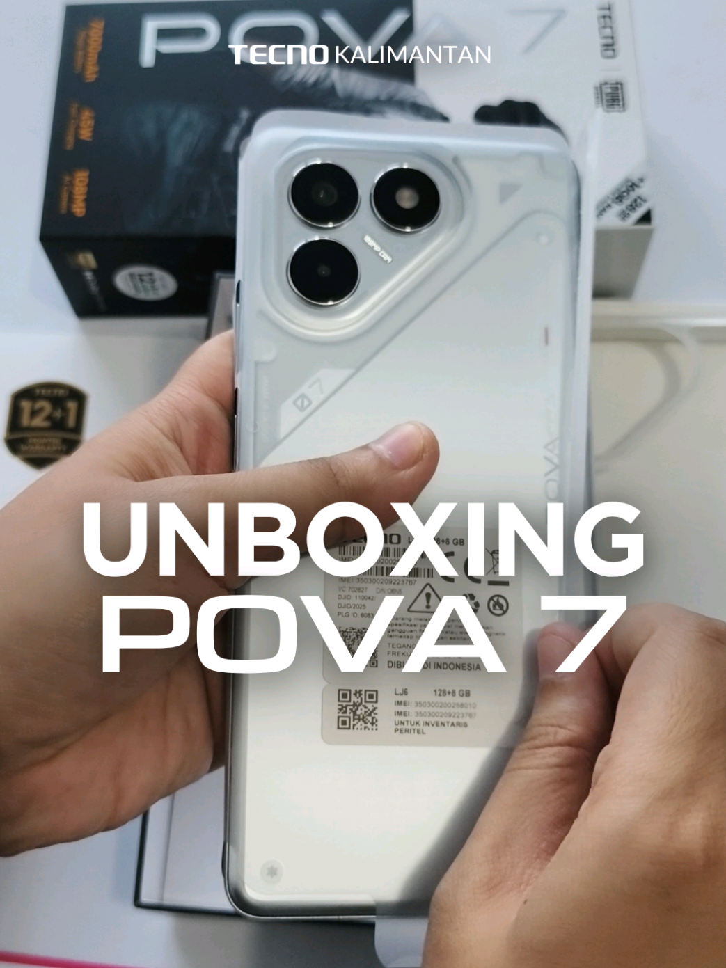 unboxing POVA 7, ada FREE 792GB paket data nih guys. tunggu apalagi, check out sekarang di etalase profil kita ya!✨🤗 #TECNO #TECNOIndonesia #TECNOKalimantan #NextLevelStylish #UNBOXING #POVASeries #POVA7 #TECNOPOVA #TECNOPOVA7 #POVA7Series #PUBG #PUBGMobile #gamingphone #gaming #hpgaming #hp #game #unboxingvideo 