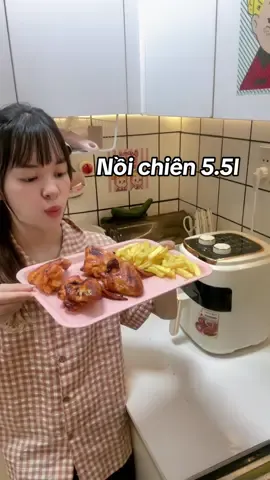 Nồi chiên không dầu phù hợp gia đình 4-6 người 🥰 #fyp #viral #xuhuong #LearnOnTikTok #Lifestyle #dogiadung 