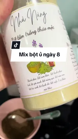 Mix bột ủ ngày 8 #thuynguyenday 
