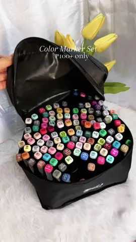 Alcohol Markers Set 🖍️✍️🖊️ #markerset #budolfinds #markerdrawing #schoolsuppliesyoumusthave #markers #artsandcrafts #art @Oumi Stationery Factory 
