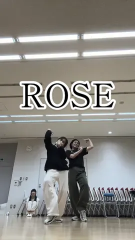 振付師さんと一緒に踊れた✨ withりのちと振付師さん #ナナニジ #hanaさん#rose 
