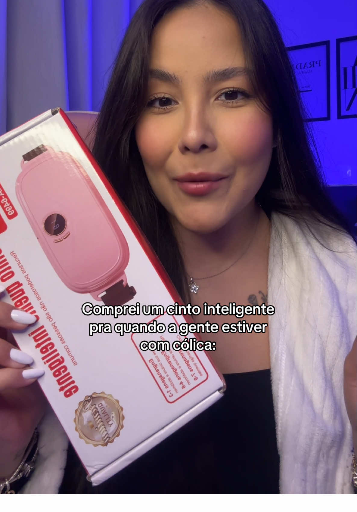 #fy #foryou #viral #tiktokshopchegou #massageador #colicamenstrual #cintoquenteinteligente 