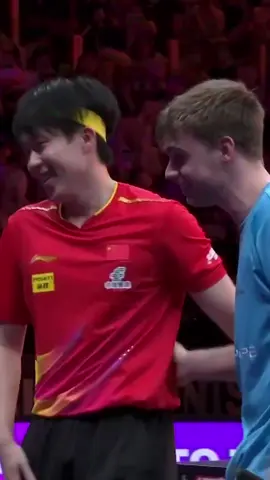 Wang Chuqin went into Truls mode! 🫢🧙‍♂️ #tabletennis #tabletennisdaily #pingpong  @World Table Tennis 