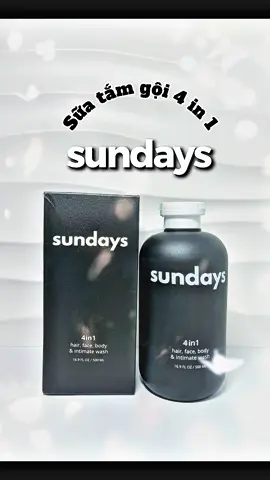 Sữa tắm gội 4in1 dành cho nam của nhà sundays hương thơm cuốn hútt. Sắmm về tặng cho chồngg ngiu nha mấy bà #xuhuong #riview #viral #sundays #suatamgoi4in1 