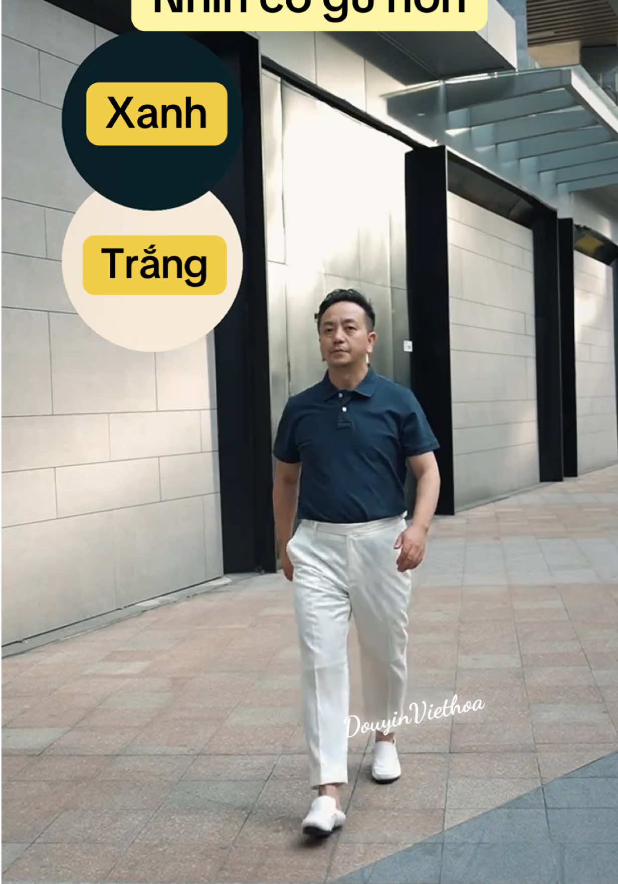 Nam trung niên mét 6, bụg bự. Phối màu và phối đồ sao cho sang? Áo polo + Baggy  #xh #phoidonam #outfit 