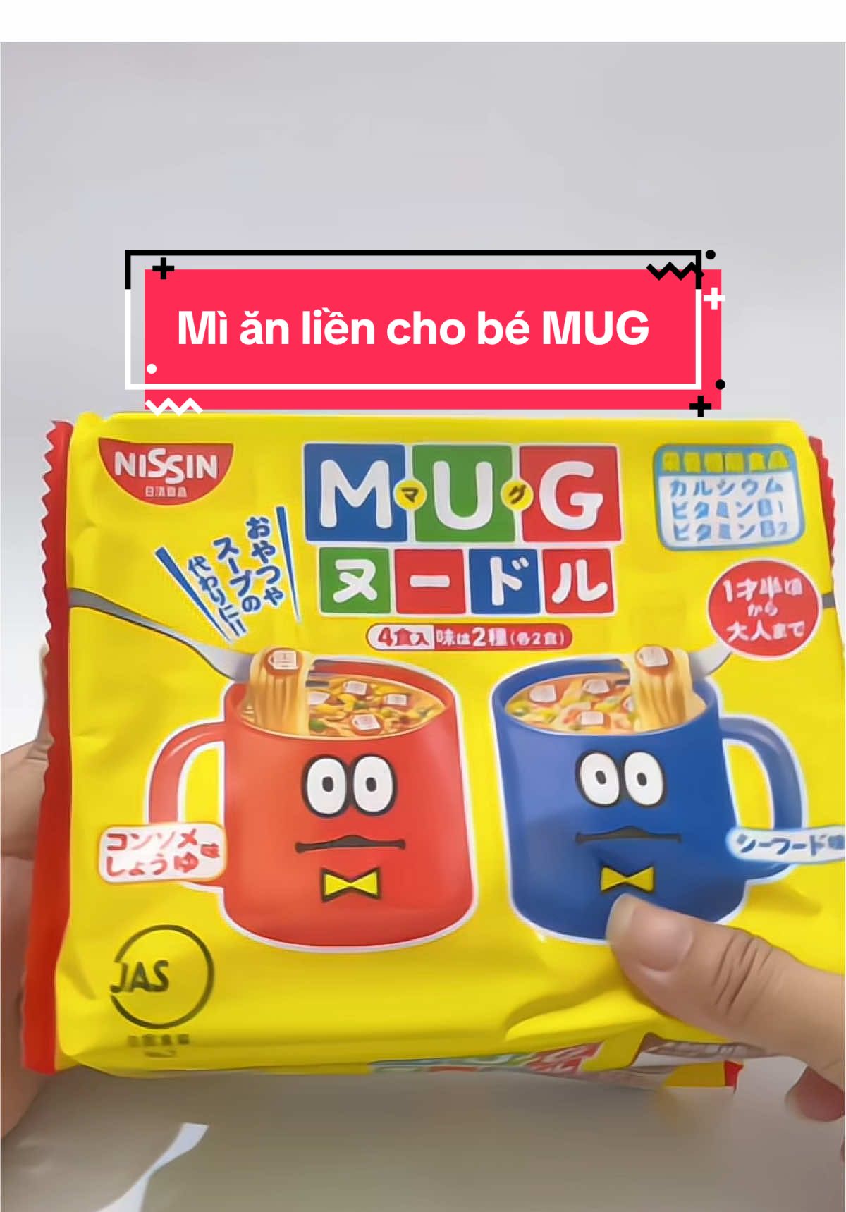 Mì ăn liền cho bé MUG Nhật Bản. Lâu lâu bé chán ăn cơm thì đổi món cho bé nha ba mẹ ơi. #mecamry368 #mianlientreem #mitom #mug #mitomchobe #xuhuongtiktok2025 