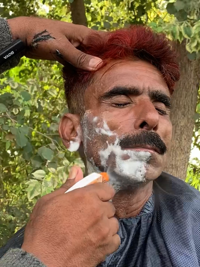 [Part 725] Full Video on YouTube! . #asmr #asmrbroz #asmrshaving #barbershop #barber #asmrshaving #asmrbarber #haircutasmr #shavingasmr #asmrcutting #asmrrealbarber #cuttingasmr #mamashafiquebarber 