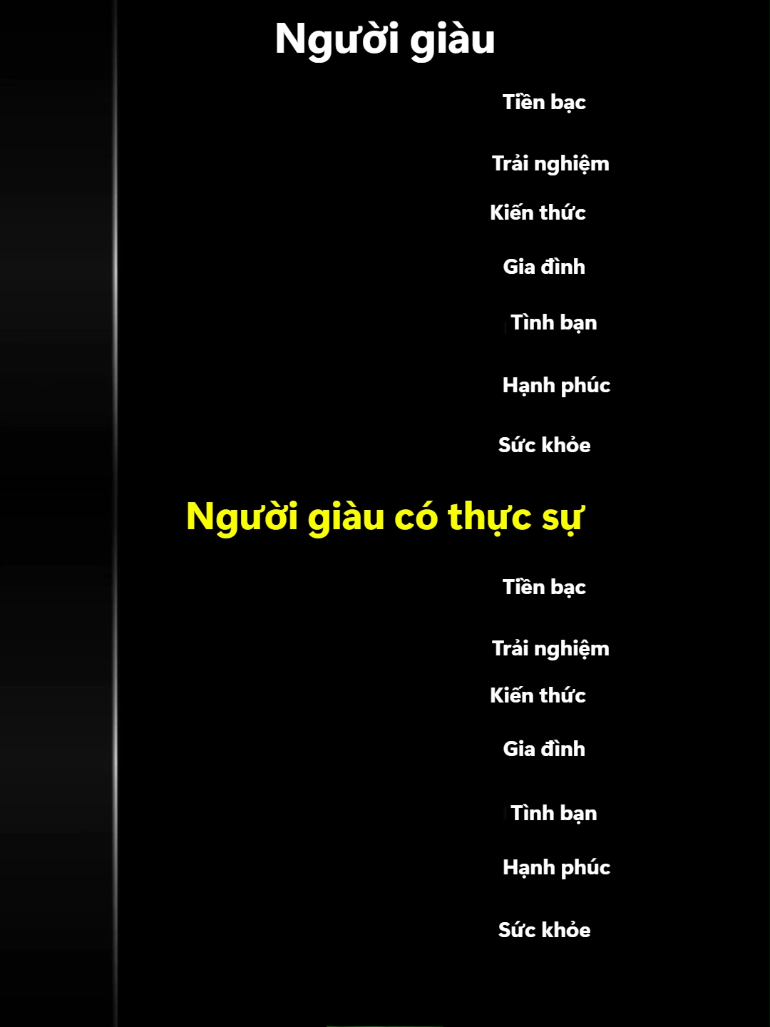 Người giàu và người giàu có thực sự!  cre: valueanimate #psychology #business #tốthơnmỗingày #trending